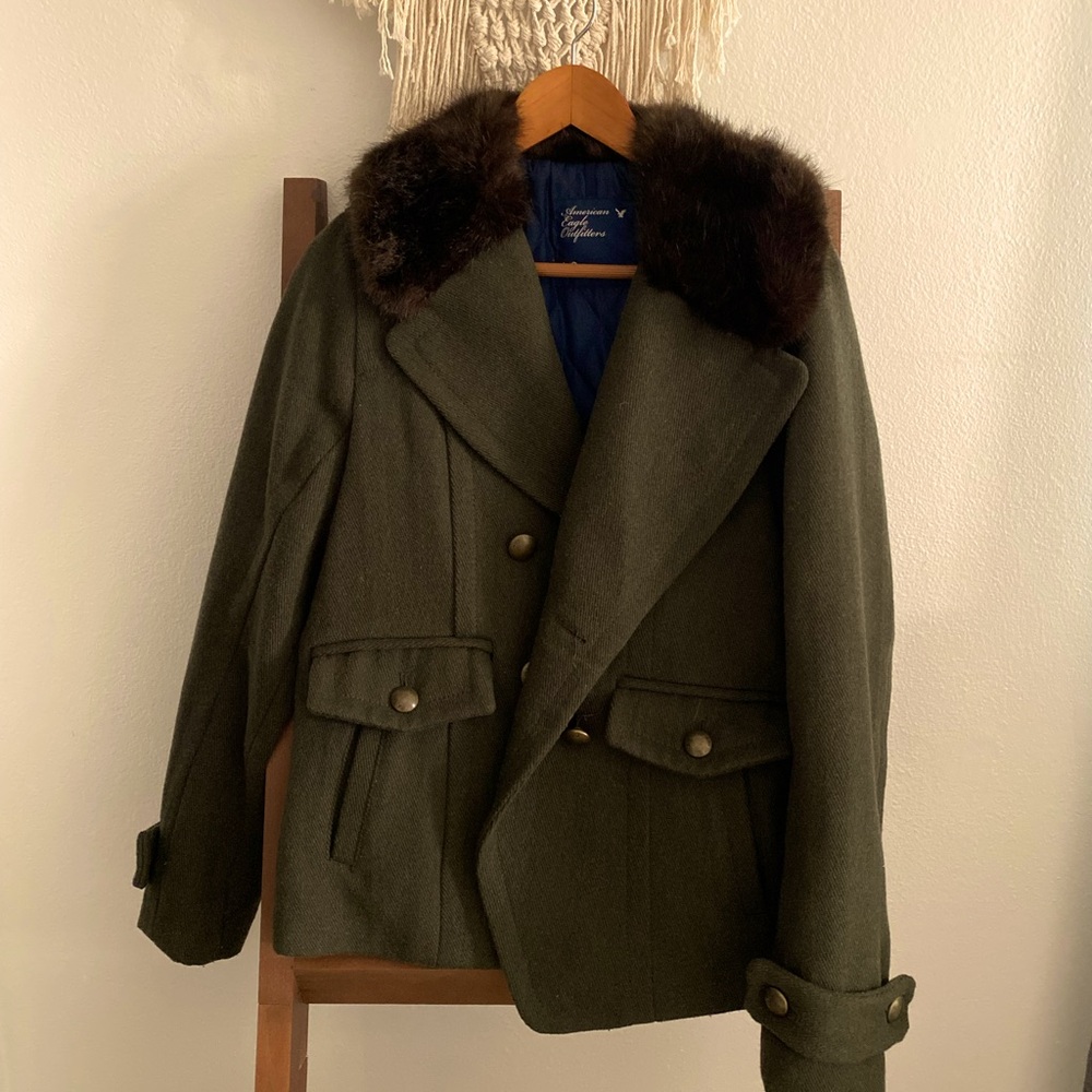 American Eagle Outfitters Lined Coat